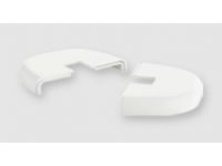 QKP Накладка для основания крепления PK3, из пластмассы ABS RAL9010 MB (60705020)