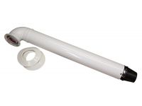 Комплект димохід коаксіальний подовжувач для турбованих / традиційних котлів d60/100 AL + Fe