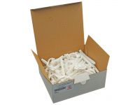 Гак одинарний Ø10 х 102 mm (труба Ø25 mm) БІЛИЙ PP (упаковка 60 шт.) (7-0101-060-01-00)