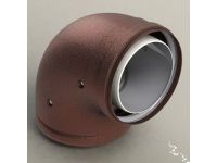 Колено с изоляцией для конденсационных котлов Ø80 мм (кожух Ø100мм) COPPER GROPPALLI S.R.L (A44.040.000005)