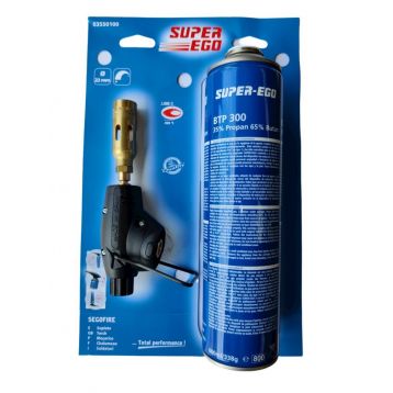 Набір SEGOFIRE PIEZO пальник 1850 С° + балон BTP 300 Super Ego виписуй 58100 (3555500)