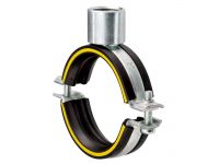154832 Хомут (без шпильки) Single bossed clamp DÄMMGULAST yellow Ø 200мм (197-203) 1/2 у.е. MÜPRO - 1