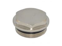 Заглушка ХРОМ Ø3/4" С (уплотнение EPDM) Marvit Spa