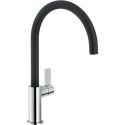 Змішувач для кухні NOBILI FLAG (black + crome) (FL96113NC)