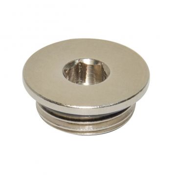 Заглушка ХРОМ Ø1/2" Из под декоративную крышку (уплотнение EPDM) Marvit Spa (158000001)