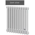Трубчастий радіатор Multicolumn H570 3-2 (секцій) конф.99 (бокове 1 1/4") DARK SILVER DeLonghi (0Q1030570029900DARKSILVER)