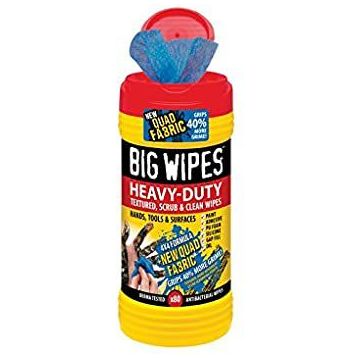 Салфетки чистящие промышленные 20 см х 30 см туба 96 шт BIG WIPES INDUSTRIAL "+" (20208016)
