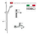 Набір змішувачів ABC ДЛЯ ДУШУ/ВАННИ 3 в 1 NOBILI (ABL00001CR)
