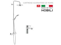 Набор смесителей ABC ДЛЯ ДУША (термостатический) 2 в 1 NOBILI (ABL00003CR)