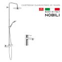 Набор смесителей ABC ДЛЯ ДУША (термостатический) 2 в 1 NOBILI (ABL00003CR)