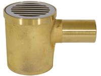 720 Трап круглий горизонтальний латунний Ø90 x Ø40 мм Ghidini SpA