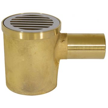 720 Трап круглий горизонтальний латунний Ø90 x Ø40 мм Ghidini SpA