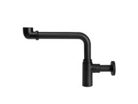 Сифон латунний чорний NERO для умивальника (під автопробку) BRIGITTE Ø32 х 1 1/4" (486114SSN)