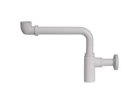 Ghidini SpA Сифон латунний білий BIANCO для умивальника (під автопробку) BRIGITTE Ø32 х 1 1/4" (486114SSB)