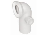 58104 Колено 90° с правым отводом Ø50/40 к унитазу Ø110 SANIT (Germany) (58.104.01..0000)
