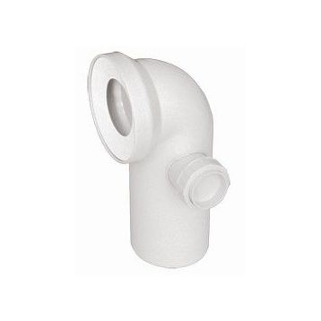 58104 Коліно 90° з правим відводом Ø50/40 до унітазу Ø110 SANIT (Germany) (58.104.01..0000)