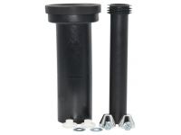 58932 Набор для установки PE (патрубок Ø90 300 мм + Ø45, хром накладки) SANIT (Germany) (58.932.00..0099)