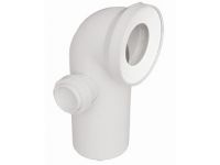 58105 Коліно 90° з лівим відводом Ø50/40 до унітазу Ø110 SANIT (Germany) (58.105.01..0000)