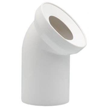 58102 Коліно до унітазу 45° SANIT (Germany) (58.102.01..0022)