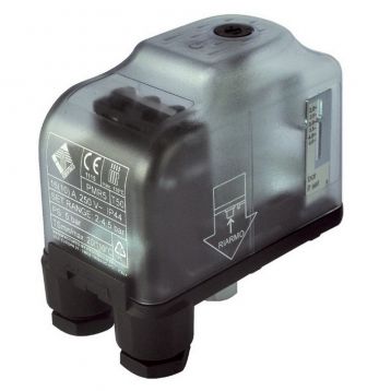 PM/5 G-14SG Механічне реле 1/4"В (прозорий корпус, шкала регулювання) 1-5 бар 16 A Italtecnica (PM5.FG4.44.00.10S.01)