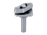 120870 / MPC-Быстрый зажим с наружной резьбой M8 x 25 mm 27 х 18 - 28 х 30 оцинк. (175768)