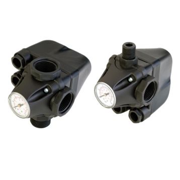 Механічне реле (моноблок з манометром) Ø1" З х 1" В х 1" В 5,0 бар 250 В 16(10)A Italtecnica (PM/5-3W-MFF)