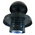 Наконечник (грибок) з вітрозахистом вертикальний для турбованого газового котла d80/125 (CE.00.72 H)
