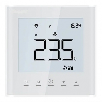 4HEAT AE669DW.WF Терморегулятор для електричної чи водяної теплої підлоги WiFi (4HT.AE669DW.WF) - 1