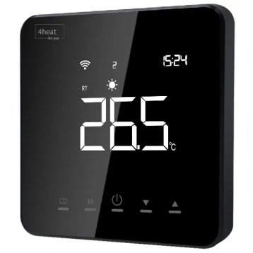 4HEAT терморегулятор теплого пола Черный Сенсорный (4HT.AE3DB)