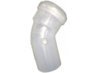 Коліно 45 градусів для конденсаційного газового котла d60mm (CE.00.46 PP) - 1