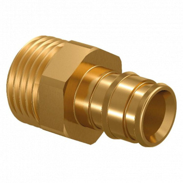 Штуцер латунь Q&E з зовнішньою різьбою 020 х G1/2" ЗP Uponor GmbH (1145643)