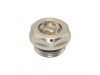 Кран повітровідвідний ручний ХРОМ d3/8" (ущільнення EPDM) Marvit Spa (19)