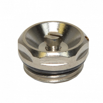 Кран повітровідвідний ручний ХРОМ d1/2" (ущільнення EPDM) Marvit Spa (16)