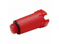 Монтажна заглушка 01/2" ЧЕРВОНА (упак. 20 шт., поштучно) ALPHAHEAT Sp. z o (7-0120-020-01-03)