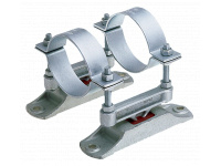 Mupro Нерухома опора подвійна PHONOLYT 1 1/2" (46 50 мм) M10 27dB оцинкована (120360)