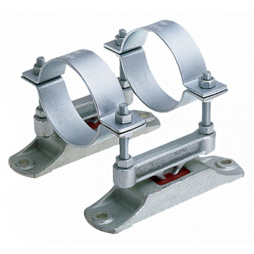 Mupro Нерухома опора подвійна PHONOLYT 1 1/2" (46 50 мм) M10 27dB оцинкована (120360)