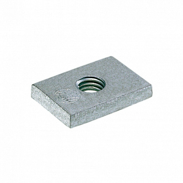 Mupro MPC Квадратна монтажна гайка M8 32,8 x 23 x 6 mm 38 х 40 40 х 120 гаряче цинкування MÜPRO (153226)